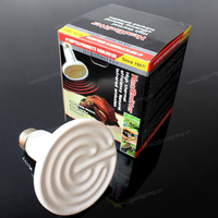 Lámpara de Calor Infrarroja de Cerámica para Ahorro de Energía, sin Interferencia de Luz, Bombilla de Calefacción para Terrarios de Reptiles