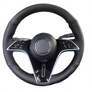 Para Mercedes Benz AMG Black Knight, Nuevo, Modificación Interior de Coche en Fibra de Carbono y Cuero, Volante de Fibra de Carbono - Product Image 3