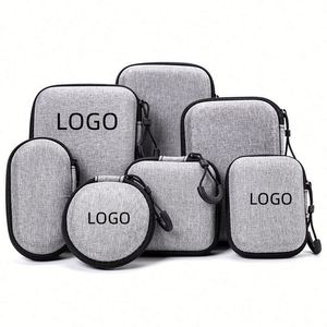 Sac de rangement pour câbles EVA |   Étui de voyage portable pour câble de charge USB, petit sac de rangement portable - Product Image 1