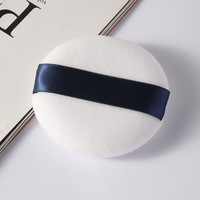 Velours japonais de haute qualité super doux floqué poudre sèche miel poudre bouffée outils de maquillage en poudre libre