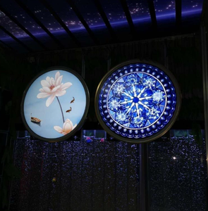 Aangepast 23,6-inch rond touchscreen LCD-scherm digitaal reclame rond LCD-scherm aanpasbaar - Product Image 3