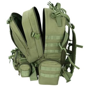 Sac à dos tactique personnalisé pour homme, module extérieur, mochila taticas, sacs de randonnée 50L, sacs à dos tactiques en Oxford pour homme - Product Image 4