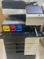Photocopieur professionnel reconditionné Konica Minolta C754e d'occasion, 65 ppm, zone d'impression A3, sortie couleur économique, tout-en-un