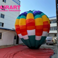 Ballon publicitaire gonflable coloré à air chaud, Ballon gonflable coloré à air chaud pour fêtes à thème