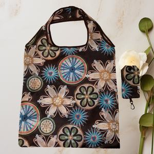 Sacs fourre-tout pliables en polyester écologique à grande capacité avec motif lettres et poignée longue, en stock, pour l'expédition et le shopping - Product Image 2