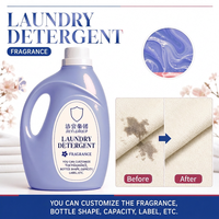 Lessive liquide, poudre et capsules de lessive personnalisées OEM, parfum Indigo Navy, pour produits de lavage, senteur fraîche.
