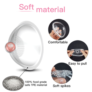 Süper şok uzaktan kumanda meme meme teşvik vibratör titreşimli topu masajı kadınlar için - Product Image 5