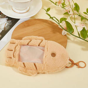 C040 Funda Protectora de Peluche para Photocard con Diseño de Pez y Waffle, Cubierta Suave, Colgante, Llavero, Soporte para Tarjetas - Product Image 4