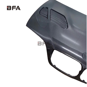 Pour BMW Série 3 <span class=keywords><strong>E46</strong></span> capot en fibre de carbone amélioré capot avant léger style GTR kit de carrosserie capot moteur - Product Image 6