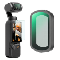 Filtre noir magnétique K&F CONCEPT 1/4 pour caméra d'action Osmo Pocket 4/3 (cadre en aluminium)