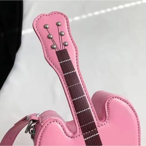 Bolso Tote de Muestra Gratis, Bolso de Hombro Creativo con Forma de Guitarra, Bolso de Mano Moderno para Chicas - Product Image 4