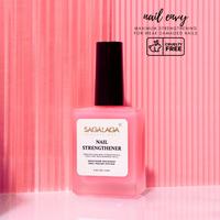 SAGALAGA Soin Réparateur et Fortifiant pour Ongles Fissurés et Fins 15ml – Flacon en Verre Dépoli – Vernis à Ongles Séchage Rapide