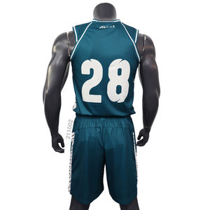 Akilex Cusormable Design personalizzato da uomo vestiti da basket gilet T Shirt ricamo Patch moda basket maglie per <span class=keywords><strong>30</strong></span> squadre - Product Image 3