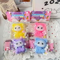 Jouets promotionnels doux et mignons à presser, en TPR coloré, en peluche, de différents styles, jouets anti-stress, cadeaux pour enfants
