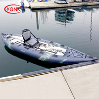 Siège en maille d'aluminium YONK avec une capacité de 200 kg, design pliable pour bateau gonflable ou chaise de SUP