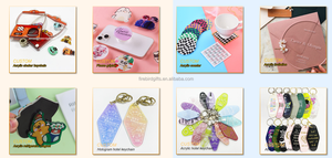 الواقف الأكريليك فستان الرمال المتحركة خلفية سائلة مطبوعة شكل مجلد الطوب عرض هزاز أنيمي ستاندي - Product Image 5