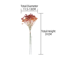 MW14003 buket bunga Gypsophila buatan dekorasi pesta rumah vas bunga pernikahan kantor taman DIY