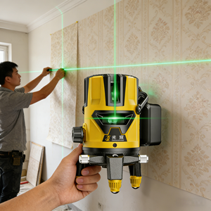 Venta Directa de Fábrica: <span class=keywords><strong>Nivel</strong></span> Láser Rotatorio 3D de 5 Líneas con Haz Verde de 360°, <span class=keywords><strong>Nivel</strong></span> <span class=keywords><strong>Digital</strong></span> con Herramienta Láser para Construcción - Product Image 6