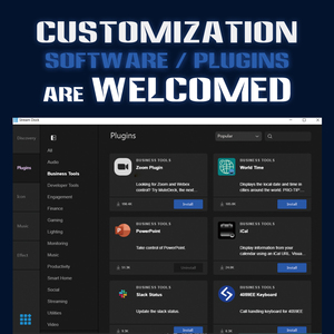 사이드 스크린이있는 HSV293S 스트림 데크 | 15 LCD 키, 동적 아이콘 및 사용자 정의 소프트웨어 | 공장 OEM 공급 - Product Image 3