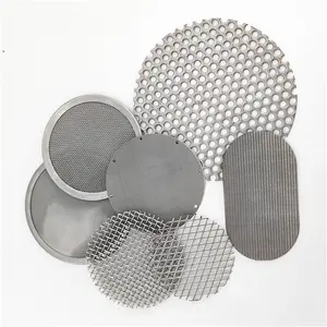 Stainless Steel 304 316 Wire Mesh Round Strainer Water Oil Filter Sifter Flake Sieves Single And Medical Edging Mesh Filter Disc