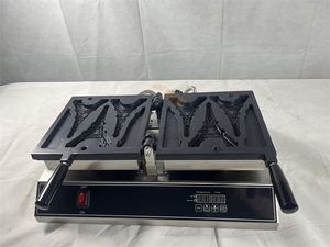 Machine à gaufres commerciale <span class=keywords><strong>Tour</strong></span> Eiffel 3 empreintes, appareil <span class=keywords><strong>de</strong></span> cuisine pour crêpes en forme <span class=keywords><strong>de</strong></span> <span class=keywords><strong>Tour</strong></span> <span class=keywords><strong>de</strong></span> France - Product Image 1