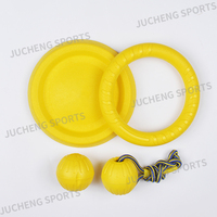 Ling Yun JC-27 chaud nouveau jouet à mâcher pour chien à balle solide écologique petit anneau de traction dans un style classique non toxique pour les animaux de compagnie