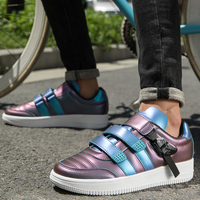 Nouveauté modèles de haute qualité vélo frein chaussure blanc décontracté baskets femme chaussures de tennis boucles bas prix Offre Spéciale 2023