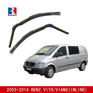Pare-soleil pour Benz Vito 2003-2023, déflecteur incassable en PC injecté, visière de fenêtre encastrée - Product Image 2