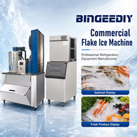 Machine à glace en flocons de haute qualité 2000 kg/24h, broyeur à glace professionnel commercial, système de réfrigération OEM