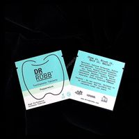 Sachets d'emballage en plastique biodégradables, 100% éco-responsable de maïs, lot de 50, pour crème pour le visage, pochette pour échantillon cosmétique