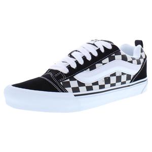Scarpe da skate unisex Vans Knu Skool Checkerboard Nero Bianco - Product Image 1