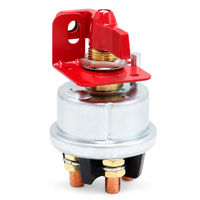 Interrupteur de déconnexion principal double batterie 12V 24V 36V DPST 125A, 4 bornes, robuste et verrouillable, isolateur de puissance pour camions, remplace 75912