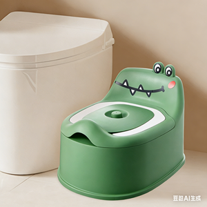 Inodoro Infantil con Diseño de Dinosaurio, Asiento de Inodoro Infantil Simple, Orinal para Bebés - Product Image 4