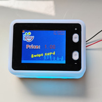 Lecteur RFID avec écran 2,4 pouces, paiement QR, WiFi, déduction de points virtuels, lecteur de cartes de membre, lecteur de cartes d'arcade pour centre de jeux FEC