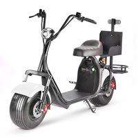 Nouveau design 2023, pas cher, 60V 2000W 15Ah 20Ah, scooter électrique Citycoco à pneus larges, autonomie 50 km