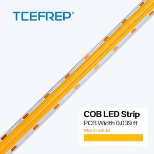 Tira de Luz LED COB de 600 Chips, Doble Fila, 24V CC, 20mm de Alto, CRI Alto, Sin Puntos, para Iluminación Arquitectónica - Product Image 6