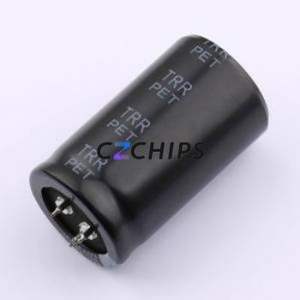 Condensateur électrolytique en aluminium à encliquetage CL561VNI50BP, composant traversant (THT), D30xL50mm 560uF -10%~+20% 350V 30mm - Product Image 2