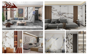 Wayon Yeni PVC UV Mermer Parlak Duvar Paneli-Modern Stil Yatak Odası ve Villa Duvar Dekorasyon Malzemesi - Product Image 6