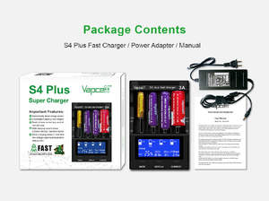 Vapcell S4 Plus caricabatterie veloce Smart 4 slot 12A caricabatterie ricaricabile per <span class=keywords><strong>18650</strong></span> 21700 32700 26650 batterie - Product Image 6