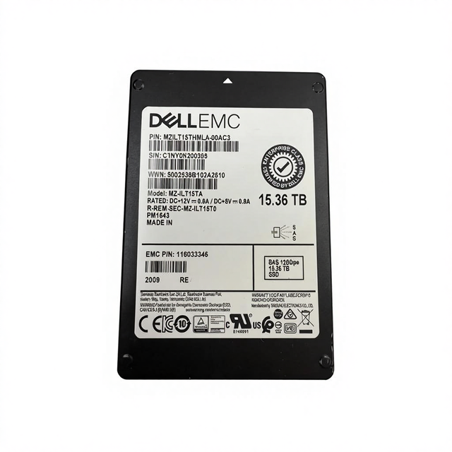 Enterprise SSD for samsung MZ-ILT15TA MZILT15THMLA-000C3 118033346 15.36 TB SAS 12 Gbps 2.5" Storage Hard Drive