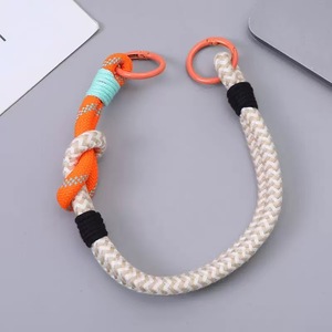 Cordón para Teléfono Hecho a Mano de Doble Grosor con Correa Trenzada Colorida y Diseño Yuanbao para Bolsos, Dispositivos Portátiles y Muñecas; Regalo para Mujer - Product Image 4