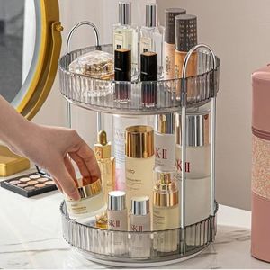 Organizador Giratorio de Plástico PP PARA EL Cuidado DE LA Piel, Tocador de Escritorio, Lápiz Labial de Perfume - Product Image 2