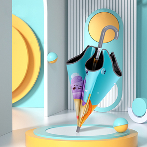 Bonne qualité 19 pouces impression personnalisée enfants droit protection UV parapluie enfant sécurité - Product Image 4