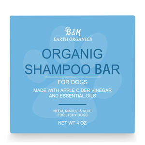 Barra de champú orgánico para perros para abrigo seco y alergias, champú natural para perros con <span class=keywords><strong>Neem</strong></span> Aloe, respetuoso con el medio ambiente para aliviar la piel sensible - Product Image 1