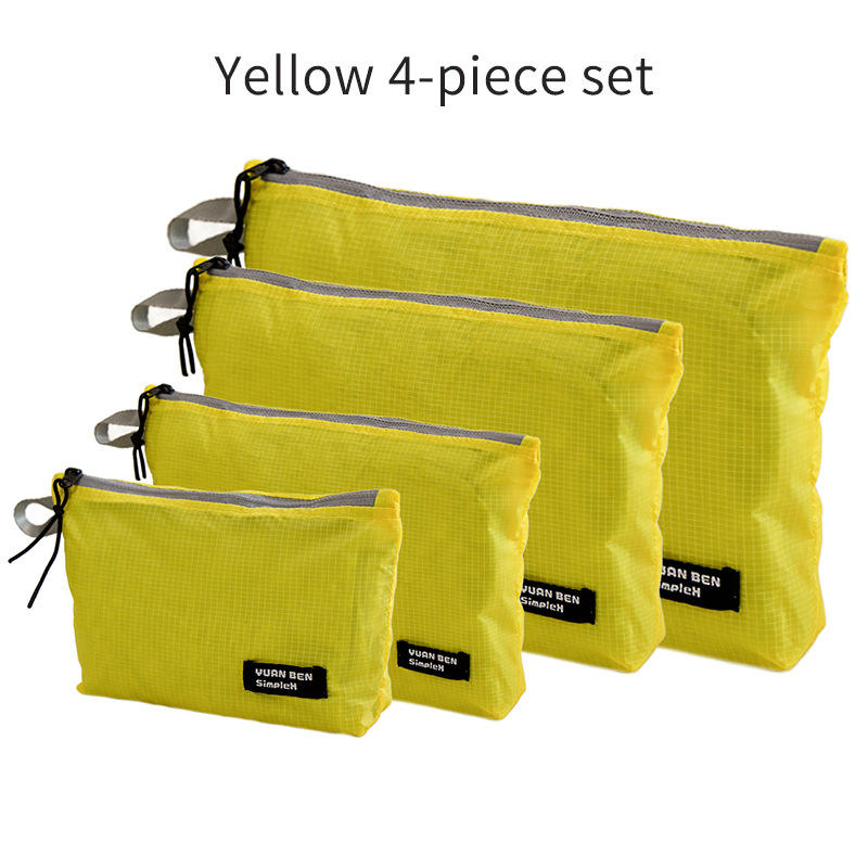ชุดสี่ชิ้นสีเหลืองมะนาว