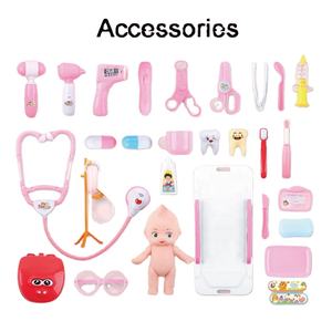 प्रथम सहायता एम्बुलेंस कार खिलौना प्लास्टिक चिकित्सा किट खेल और डॉक्टर गुड़िया के साथ भूमिका-खेल - Product Image 4