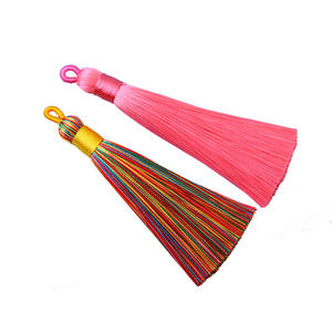 Comprimento de 8 cm, antirrugas, poliéster, seda, suave, franja, para pendurar no festival, lanterna, decorações - Product Image 2