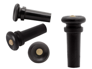 Hochwertiges Violin-Ebenholz-Zubehör 4er-Set (<span class=keywords><strong>Bowline</strong></span> Plate Axle Cheek Rest Tail Peg) Musik instrumenten zubehör - Product Image 6