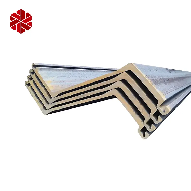 Z sheet pile 6/9/12m steel profile GB JIS EN carbon steel factory customization steel structure accessories