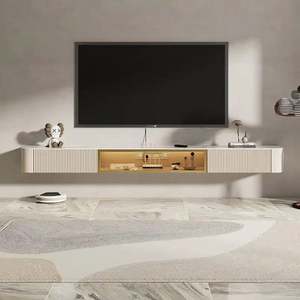 Meuble TV moderne minimaliste léger, nouveau style, armoire murale pour salon, pour appartement moderne - Product Image 5